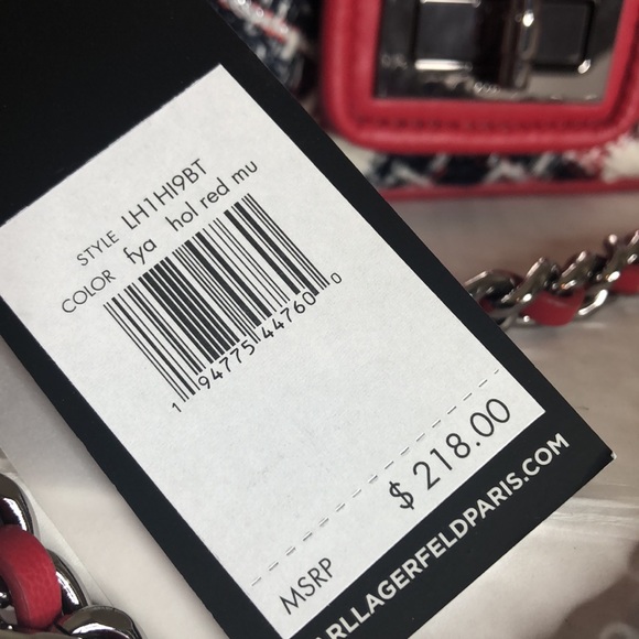 KARL LAGERFELD PARIS SHOULDER BAG - Picture 9 of 9